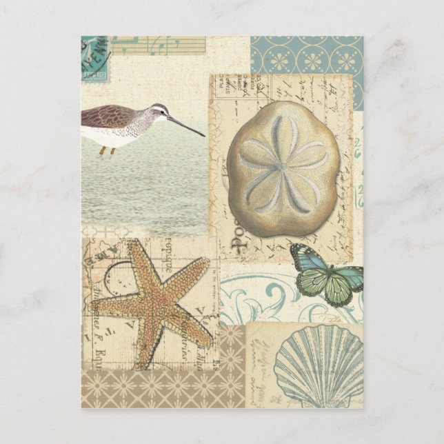 Küstenkollage Postkarte (Vorderseite)