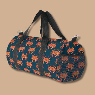 Küstenkrabbenmuster Duffle Bag