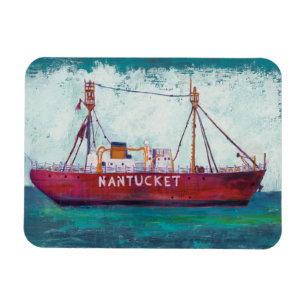 Küstenkunst   Nantucket Lightship Magnet