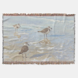 Küstenkunst Strandläufer am Strand Decke