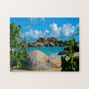 Küstenlandschaft Amerikanische Jungferninseln. Puzzle