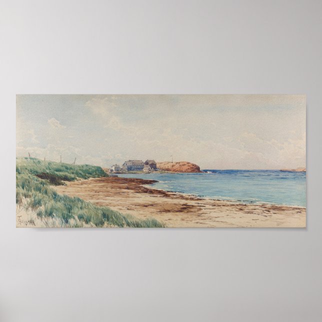 Küstenlandschaft Bricher Poster (Vorne)