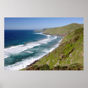 Küstenlandschaft Coffee Bay Poster