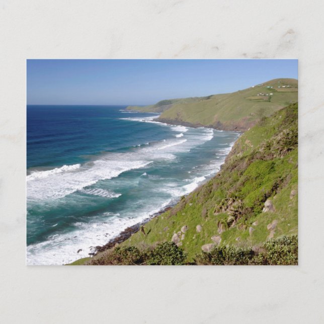 Küstenlandschaft Coffee Bay Postkarte (Vorderseite)