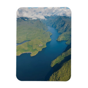 Küstenlandschaft im Great Bear Rainforest Magnet