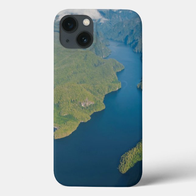 Küstenlandschaft im Regenwald des Großen Bären Case-Mate iPhone Hülle (Rückseite)
