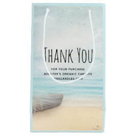 Küstenlandschaft mit einem Fischerboot-Business Kleine Geschenktüte