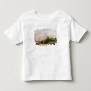 Küstenlandschaft mit einem Schäfer und seiner Kleinkind T-shirt