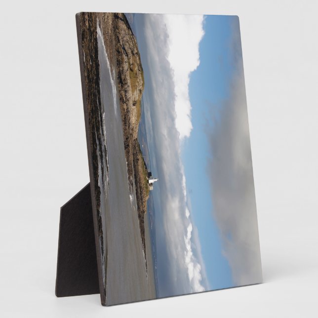 Küstenlandschaft und Leuchtturm Fotoplatte (Seite)