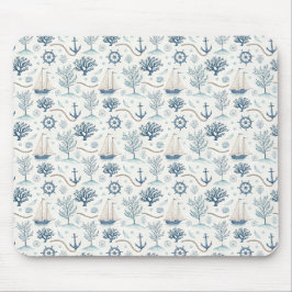 Küstenleben Ozeane Blau Mousepad