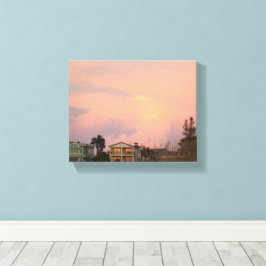 Küstenleuchte Leinwanddruck