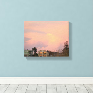 Küstenleuchte Leinwanddruck