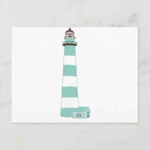Küstenleuchtturm Postkarte