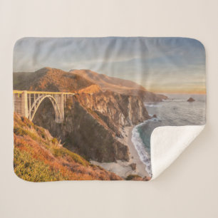 Küstenlinie Bixby Bridge, Big Sur California Sherpadecke