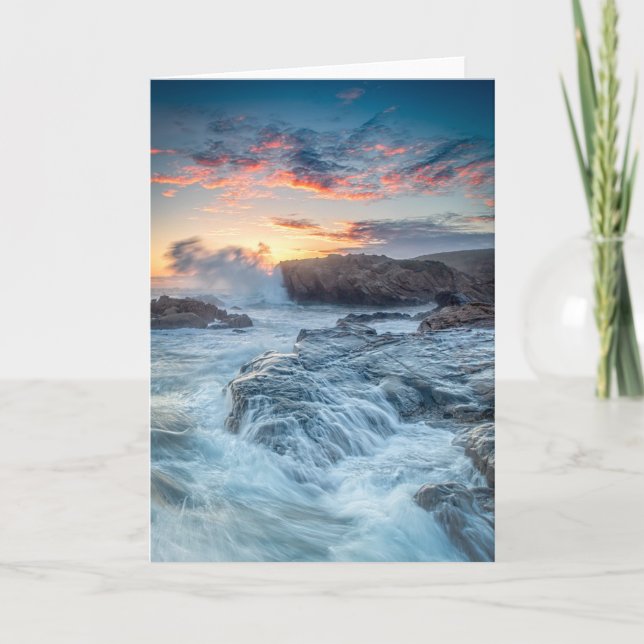 Küstenlinie | Carmel California Karte (Vorderseite)