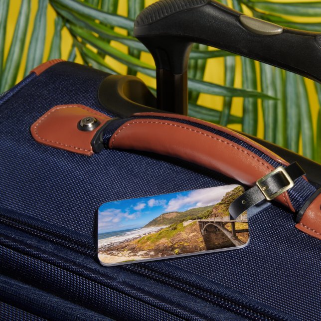 Küstenlinie | Cook's Chasm, Yachats, Oregon Gepäckanhänger (Vorderseite Insitu 3)