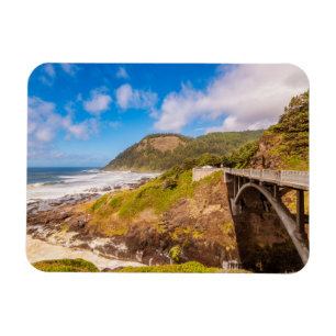 Küstenlinie   Cook's Chasm, Yachats, Oregon Magnet