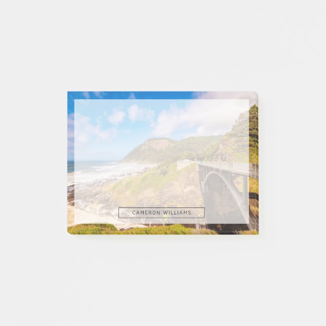 Küstenlinie | Cook's Chasm, Yachats, Oregon Post-it Klebezettel (Vorderseite)