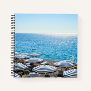 Küstenlinie Französische Riviera, Nizza, Frankre Notizbuch