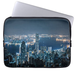 Küstenlinie   Hong Kong Island, Asien Laptopschutzhülle