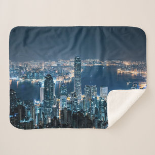 Küstenlinie Hong Kong Island, Asien Sherpadecke