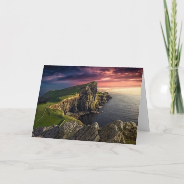 Küstenlinie | Insel Skye, Schottland Karte (Vorderseite)