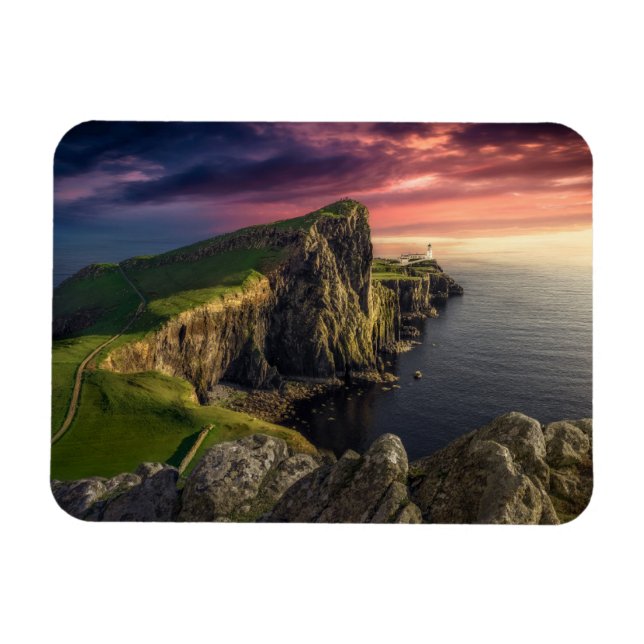 Küstenlinie | Insel Skye, Schottland Magnet (Horizontal)