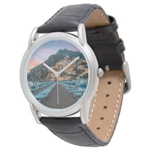 Küstenlinie Kampanien, Italien Armbanduhr