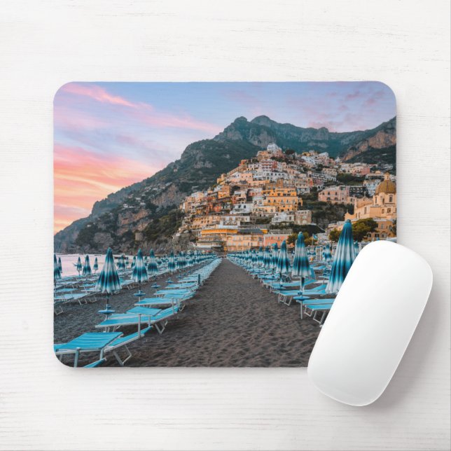 Küstenlinie | Kampanien, Italien Mousepad (Mit Mouse)
