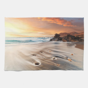 Küstenlinie   Kanarische Inseln, Spanien Geschirrtuch