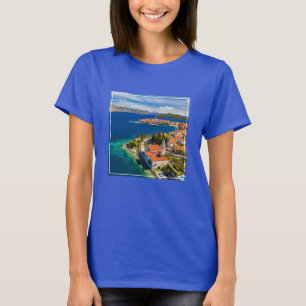 Küstenlinie   Korcula Town, Korcula Island, Kroati T-Shirt
