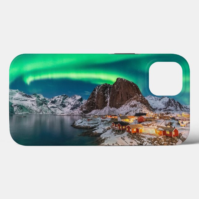 Küstenlinie | Lofoten Islands, Hamnoy, Norwegen Case-Mate iPhone Hülle (Rückseite (Horizontal))