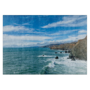 Küstenlinie   Marin Headlands, Kalifornien Schneidebrett