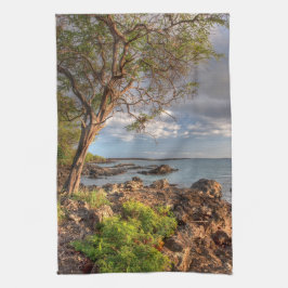 Küstenlinie Maui Geschirrtuch