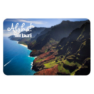 Küstenlinie Na Pali auf der Insel von Kauai, Magnet