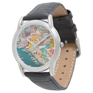 Küstenlinie Neapel Italien Armbanduhr