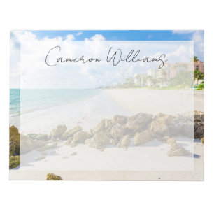 Küstenlinie   Neapel Pier, Südwestflorida Notizblock