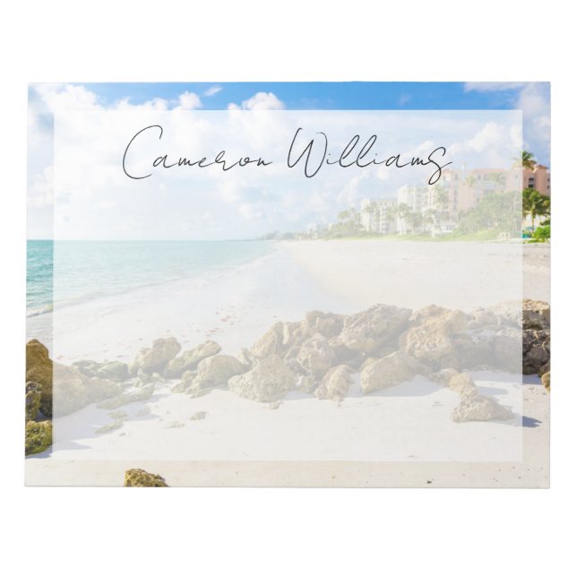 Küstenlinie | Neapel Pier, Südwestflorida Notizblock (Vorderseite)