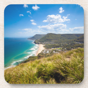 Küstenlinie   New South Wales, Australien Getränkeuntersetzer