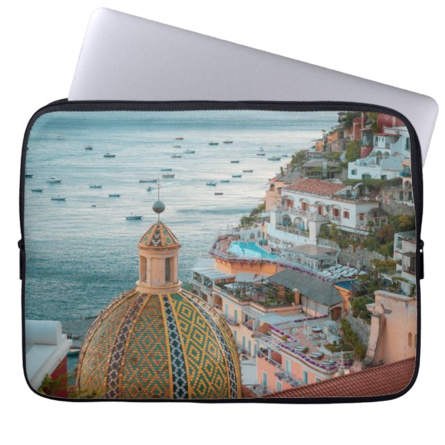 Küstenlinie | Positano, Amalfi Coast, Italien Laptopschutzhülle (Vorderseite)