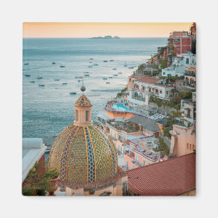 Küstenlinie   Positano, Amalfi Coast, Italien Magnet