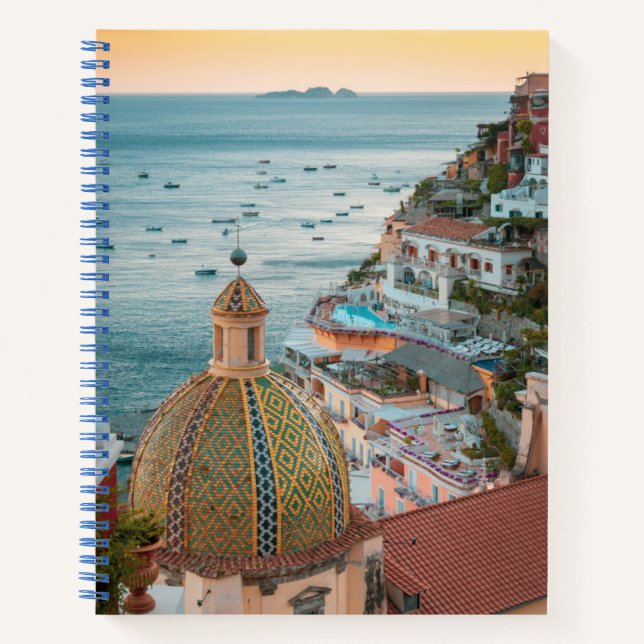 Küstenlinie | Positano, Amalfi Coast, Italien Notizbuch (Vorderseite)