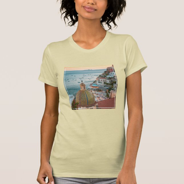 Küstenlinie | Positano, Amalfi Coast, Italien T-Shirt (Vorderseite)