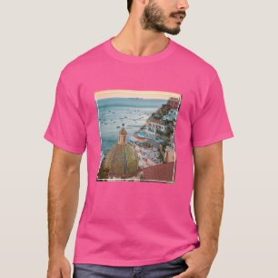 Küstenlinie   Positano, Amalfi Coast, Italien T-Shirt