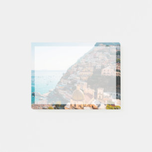 Küstenlinie   Positano Italien, Cliffside Village Post-it Klebezettel