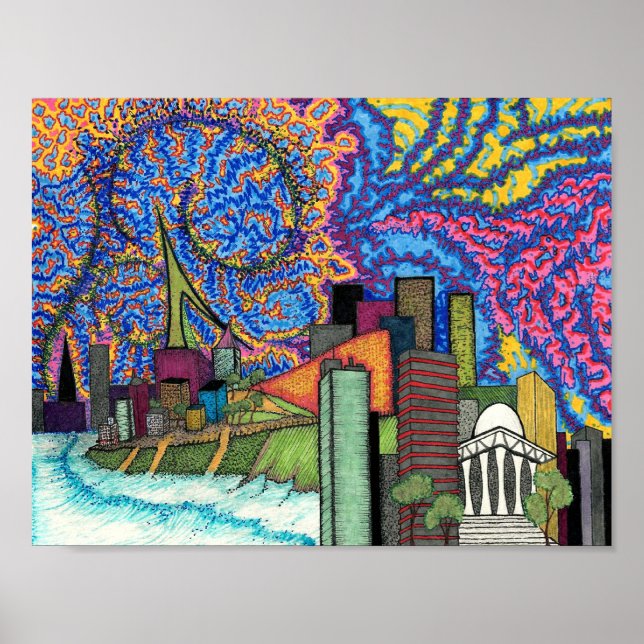 Küstenlinie Poster (Vorne)