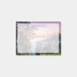 Küstenlinie   Ravens Nest Acadia Nationalpark Main Post-it Klebezettel