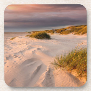 Küstenlinie Saltum Beach, Dänemark Getränkeuntersetzer