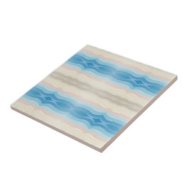 Küstenlinie Salty Wavy Wiederholungsmuster Fliese