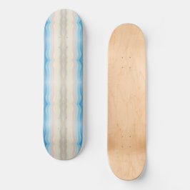 Küstenlinie Salty Wavy Wiederholungsmuster Skateboard